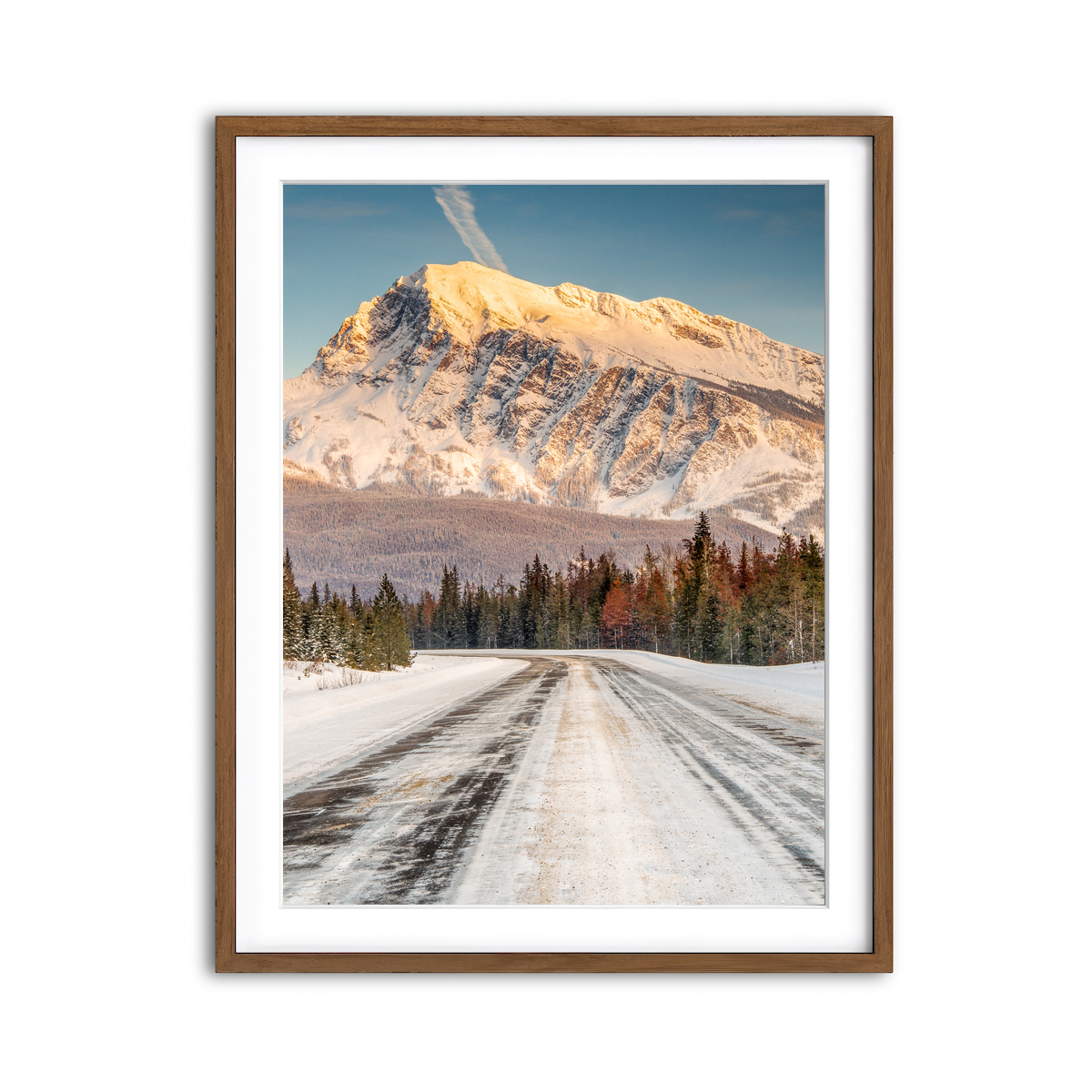 Framed Print 3x4 Walnut