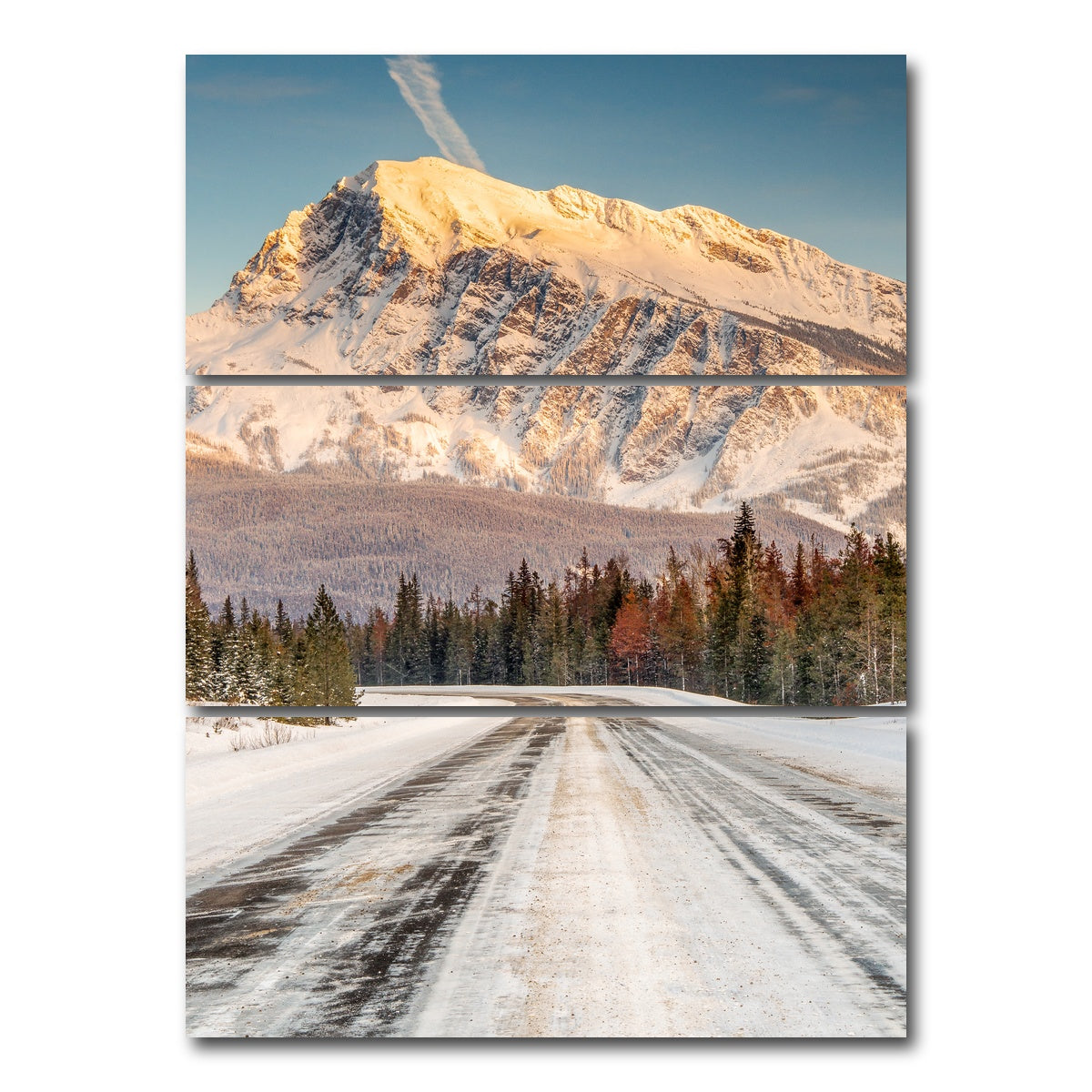 AUTO-MOCKUP WHITE | Jasper National Park | 3 Piece | Gallery Wrap Canvas | group=8x18_stacked