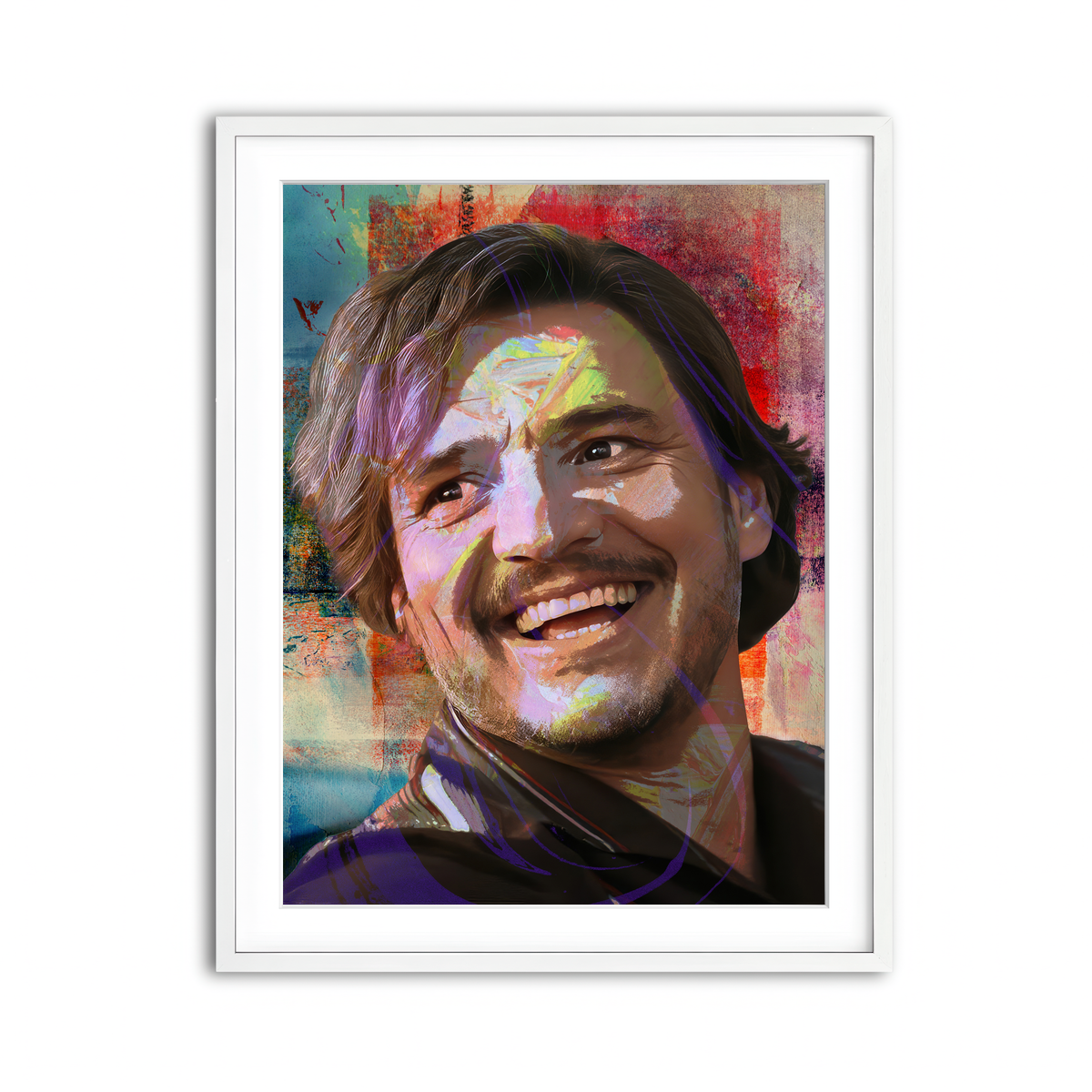 Framed Print 3x4 White