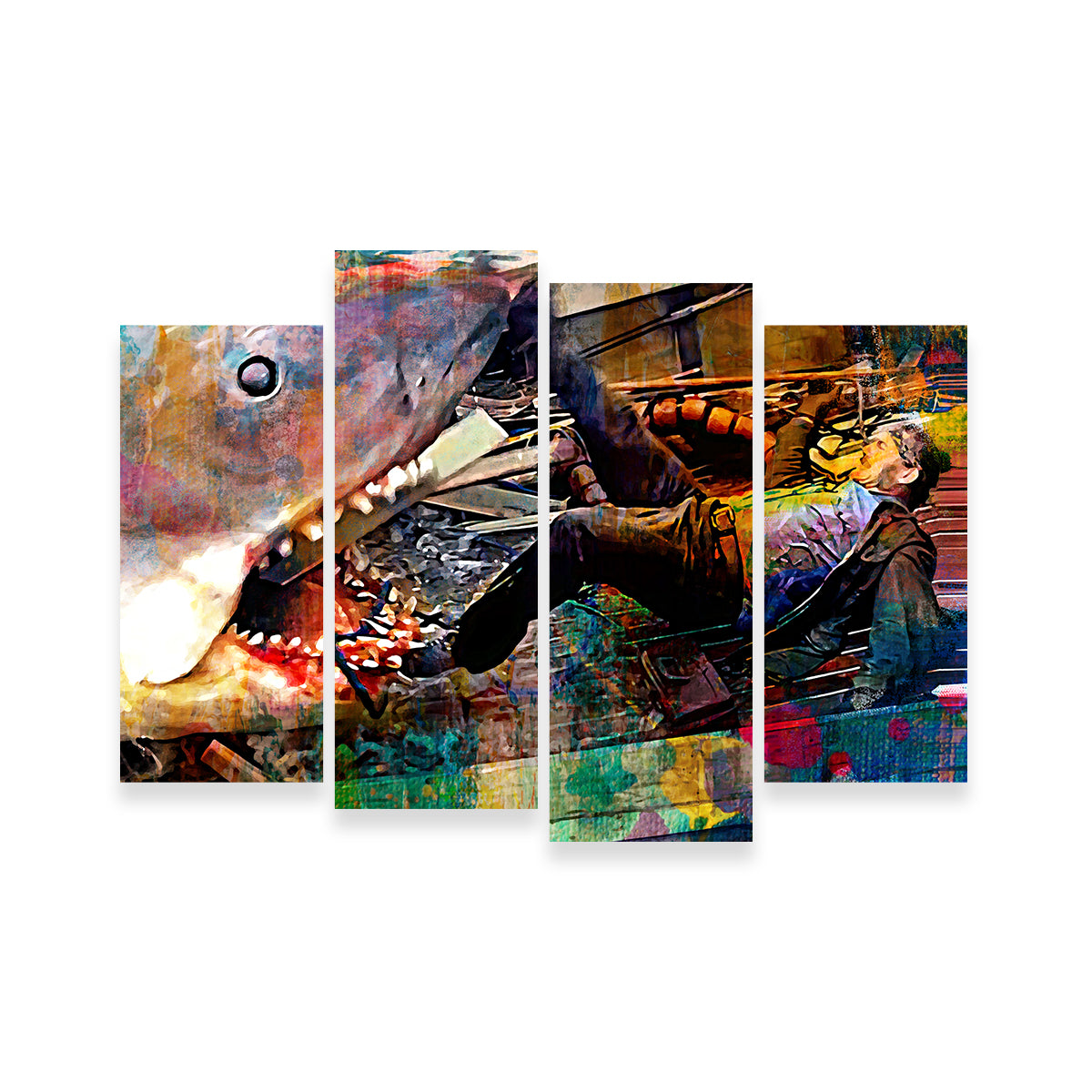 Jaws Quint Wall Art