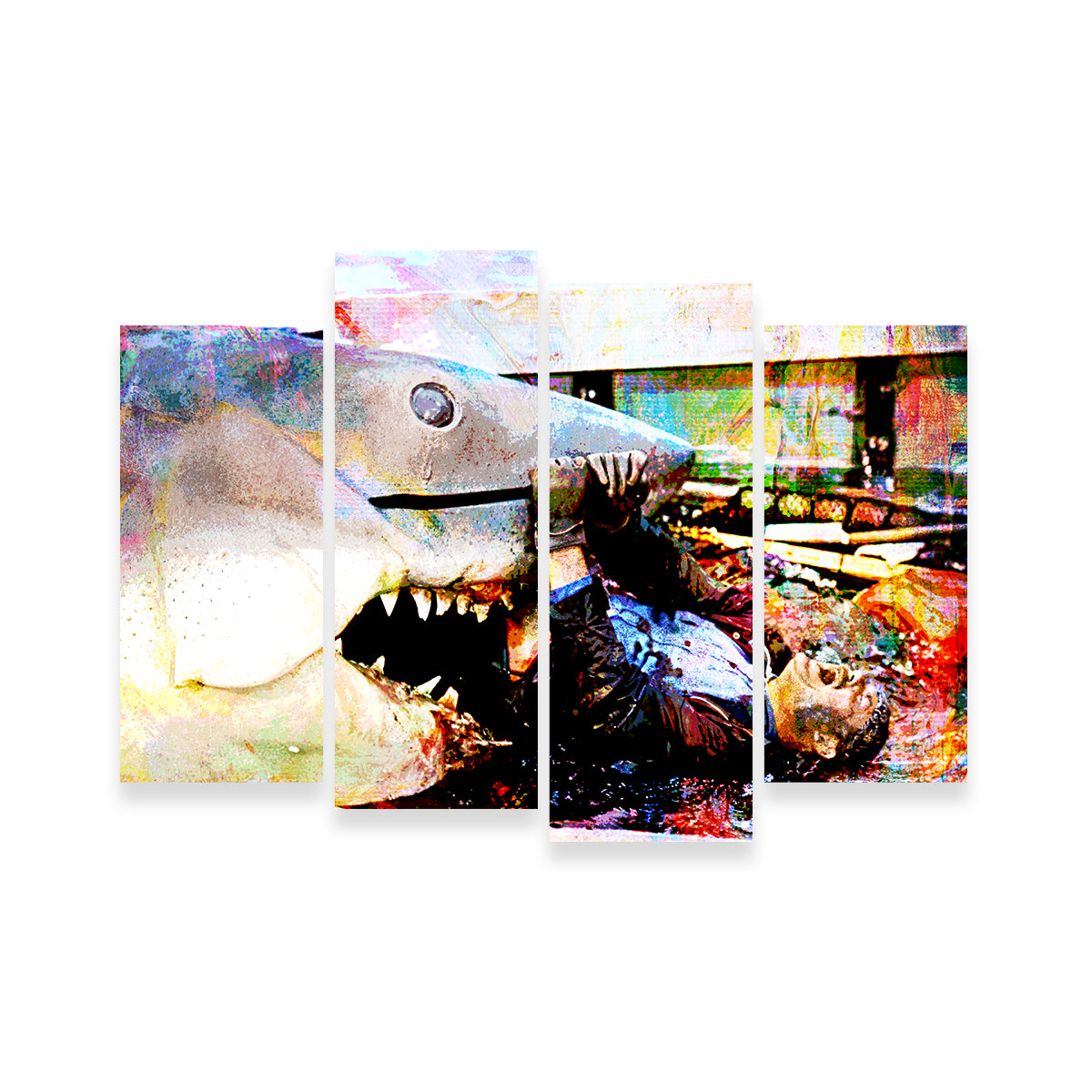 Jaws Quint's Death Wall Art