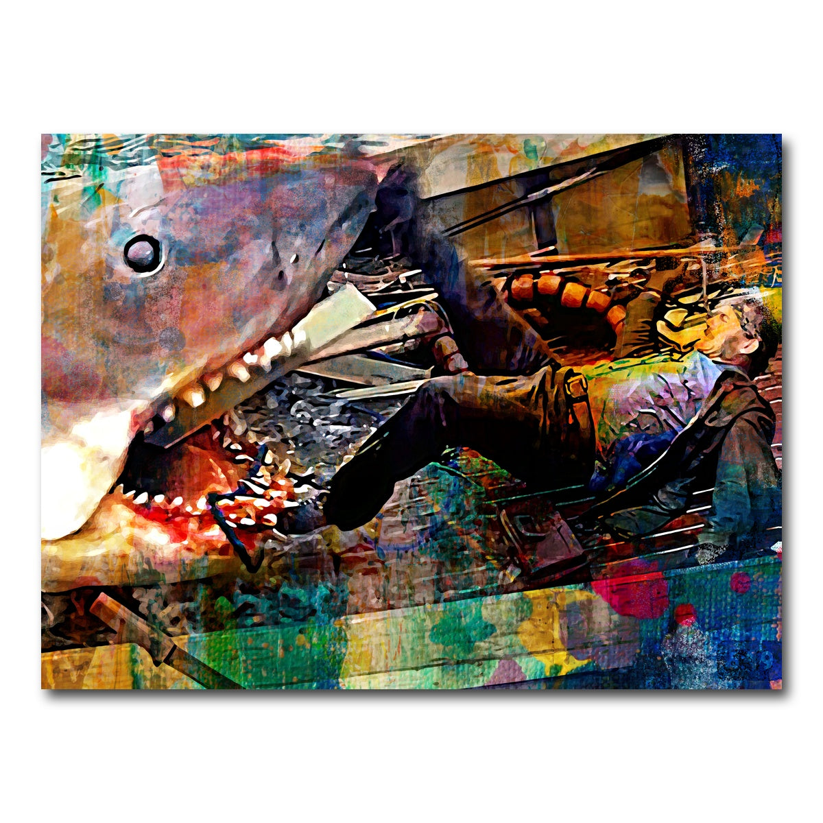 AUTO-MOCKUP WHITE | Jaws Quint | 1 Piece | Gallery Wrap Canvas | group=4x3