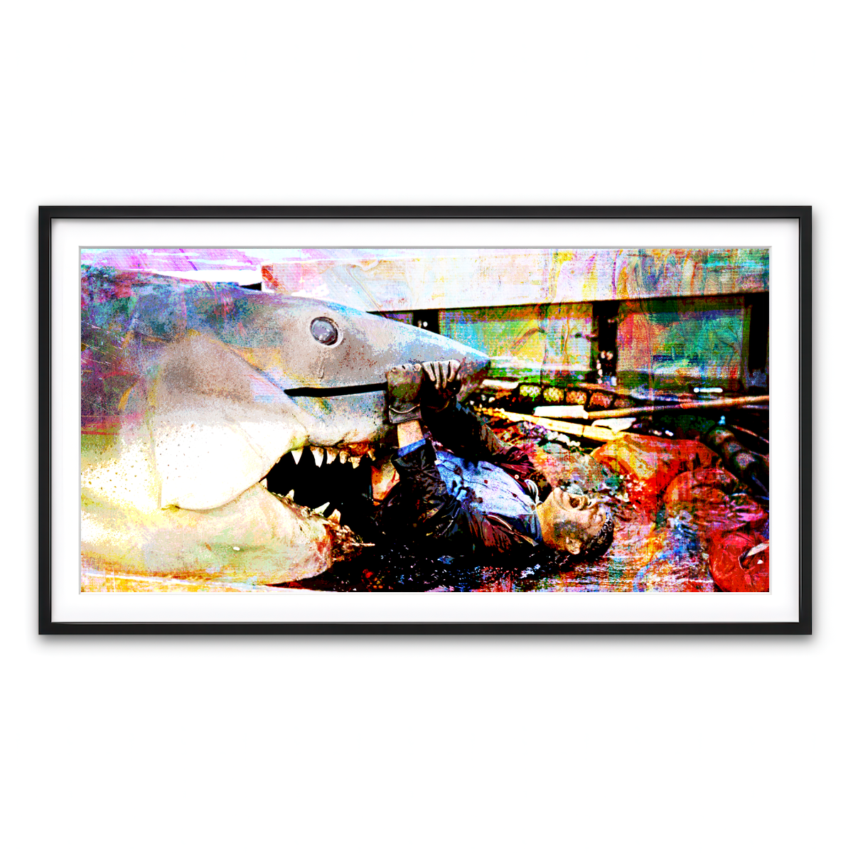 Framed Print 2x1 Black