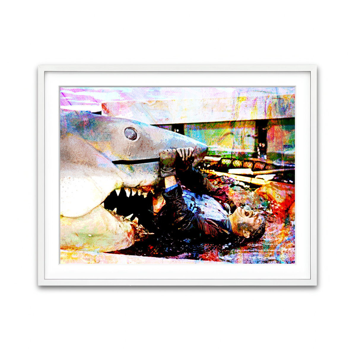 Framed Print 4x3 White