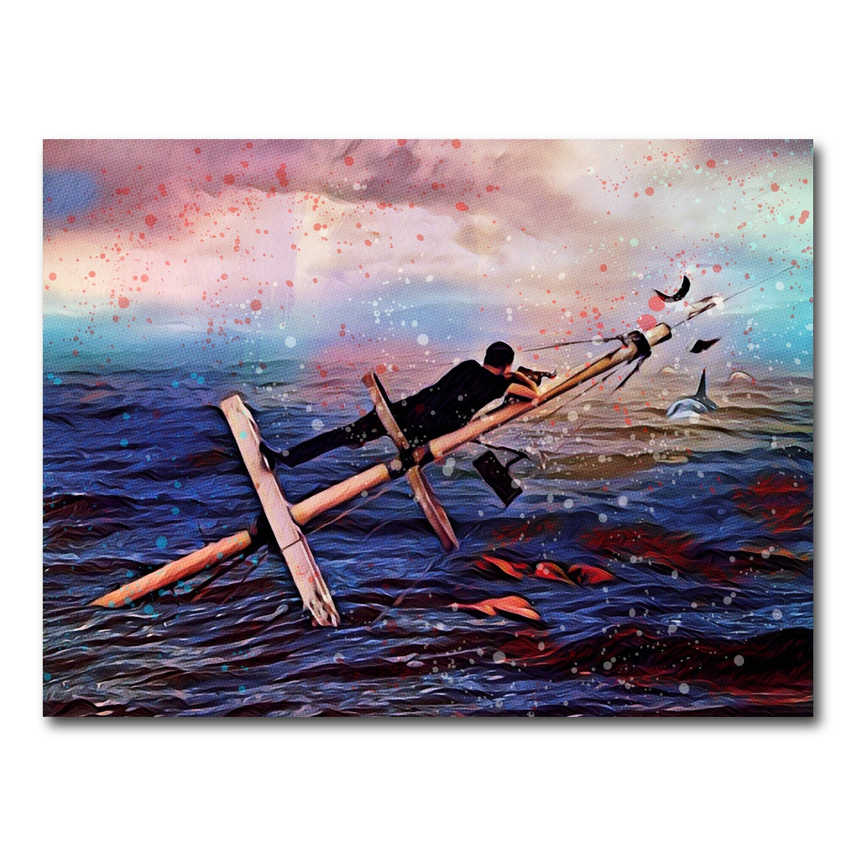 AUTO-MOCKUP WHITE | Jaws | 1 Piece | Gallery Wrap Canvas | group=4x3