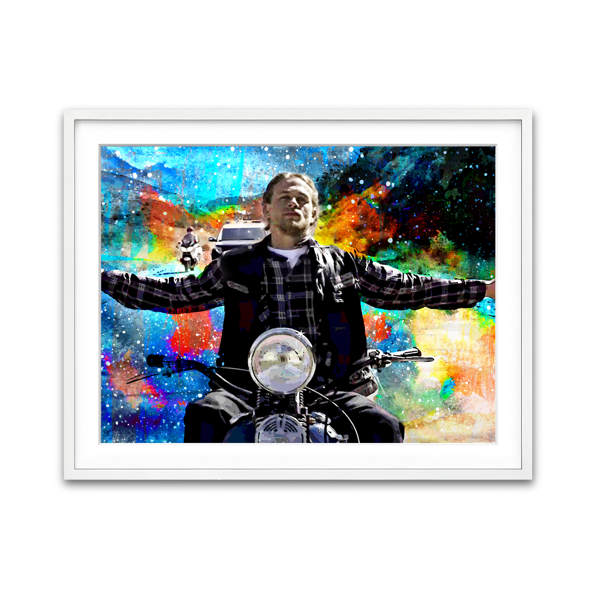 Framed Print 4x3 White