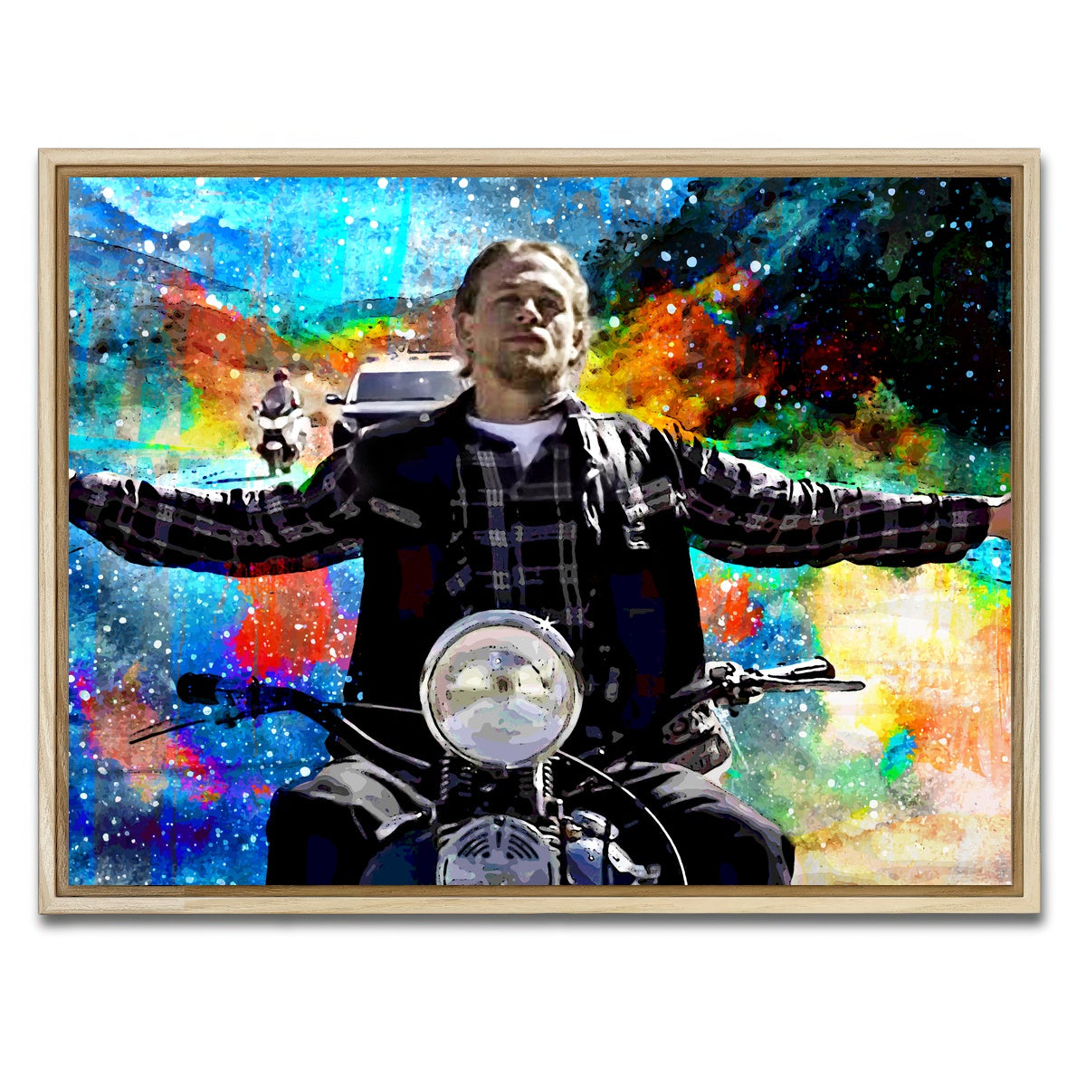 AUTO-MOCKUP WHITE | Jax Teller | 1 Piece | Natural Framed Canvas | group=4x3