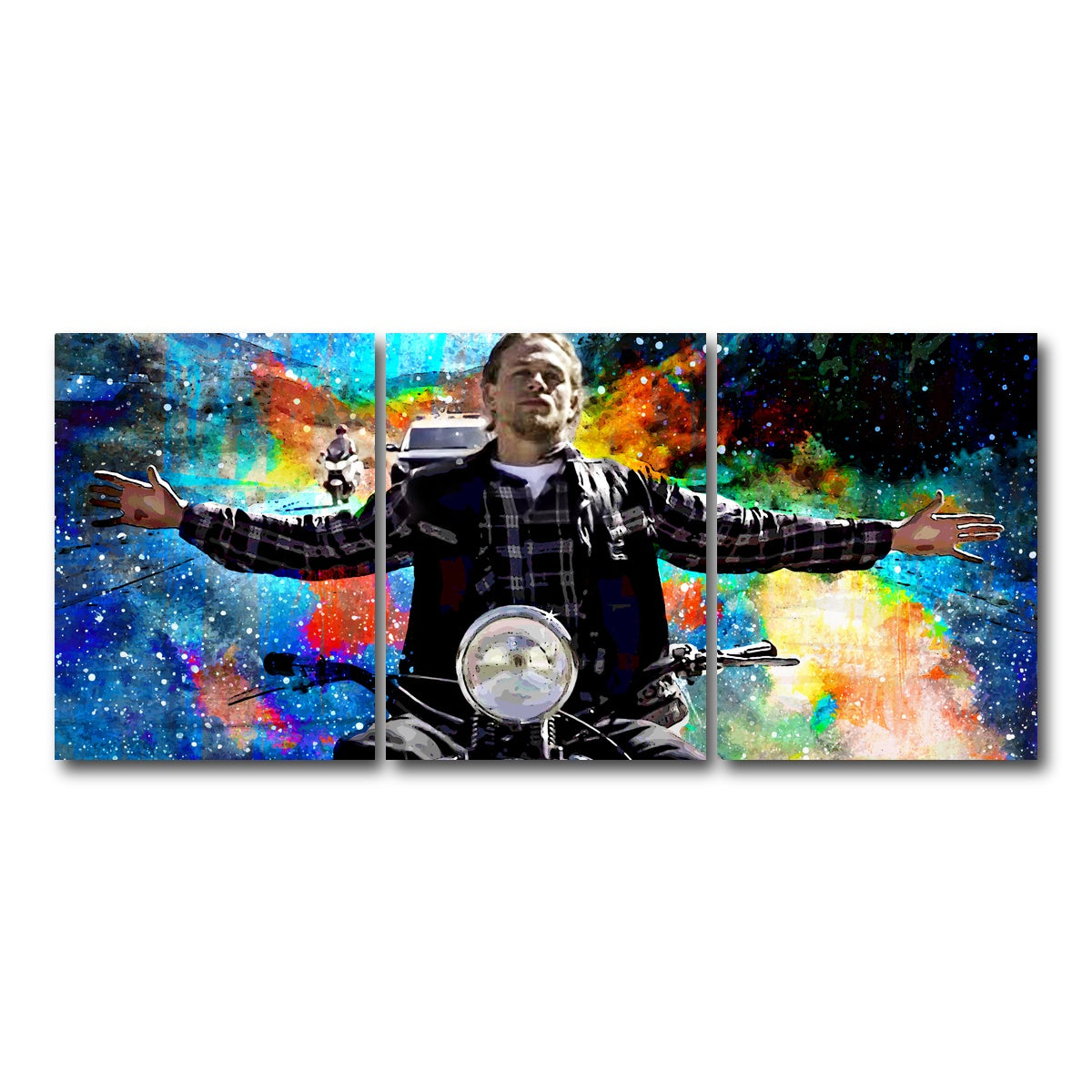 AUTO-MOCKUP WHITE | Jax Teller | 3 Piece | Gallery Wrap Canvas | group=18x24