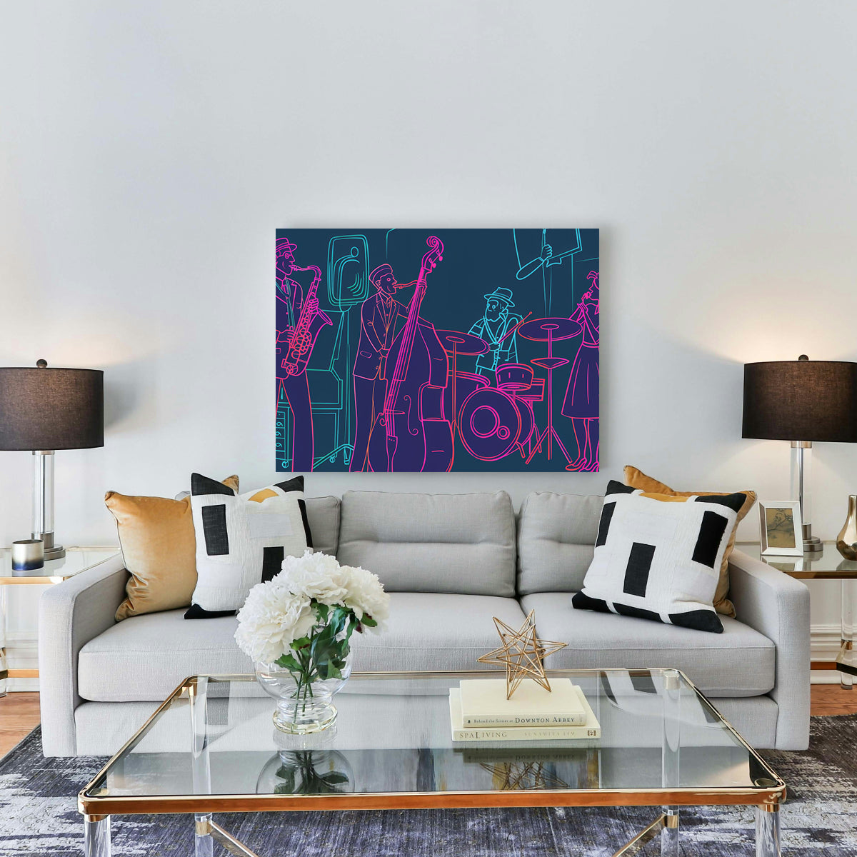 Jazz Band Vibe Wall Art