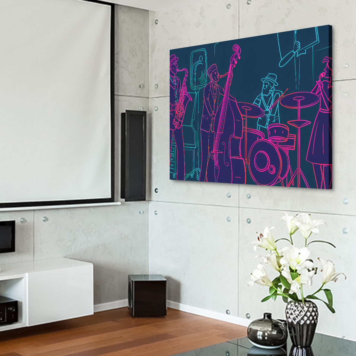 Jazz Band Vibe Wall Art