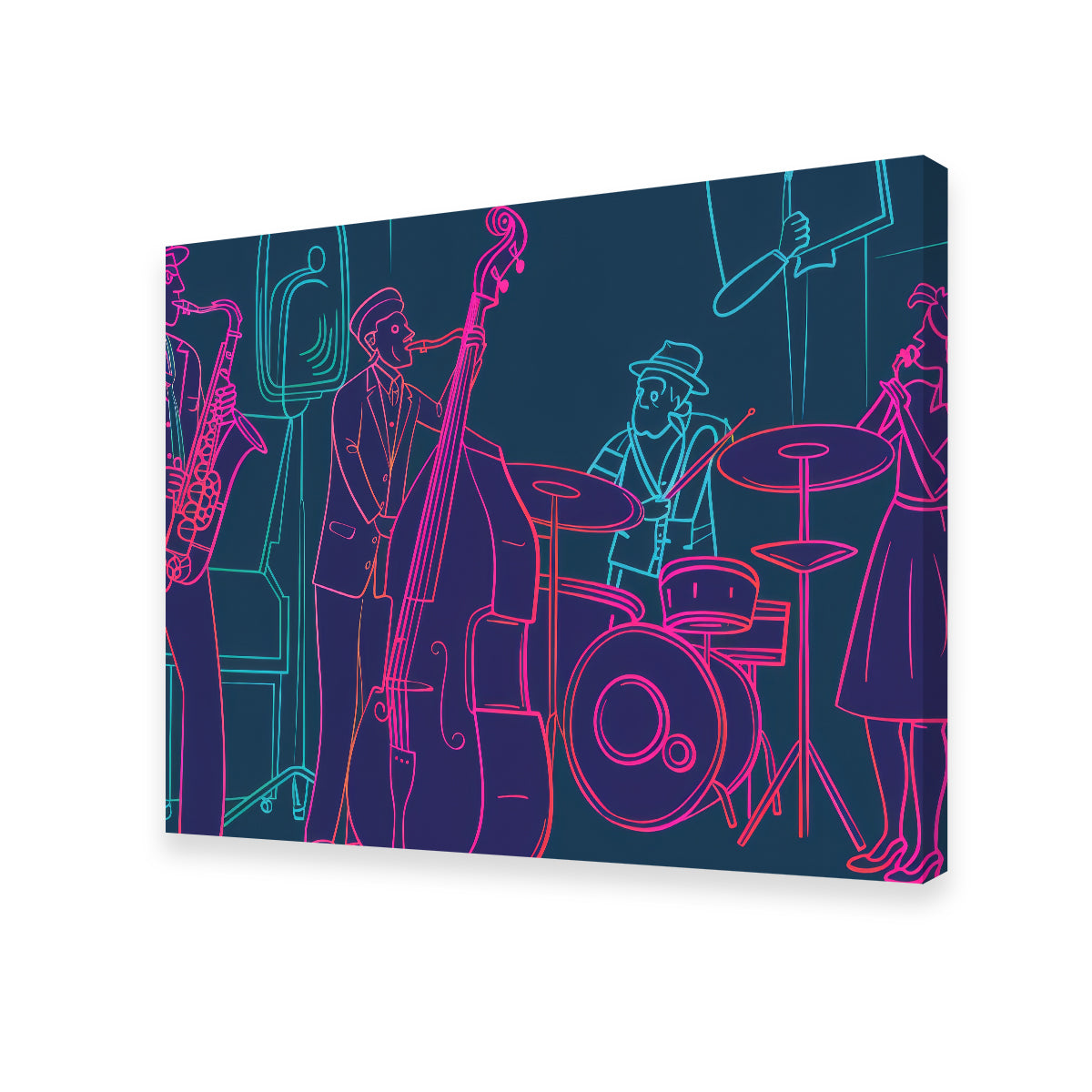 Jazz Band Vibe Wall Art
