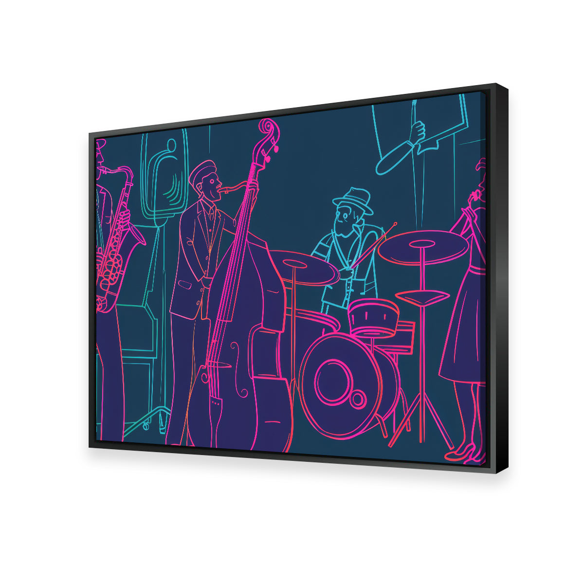 Jazz Band Vibe Wall Art