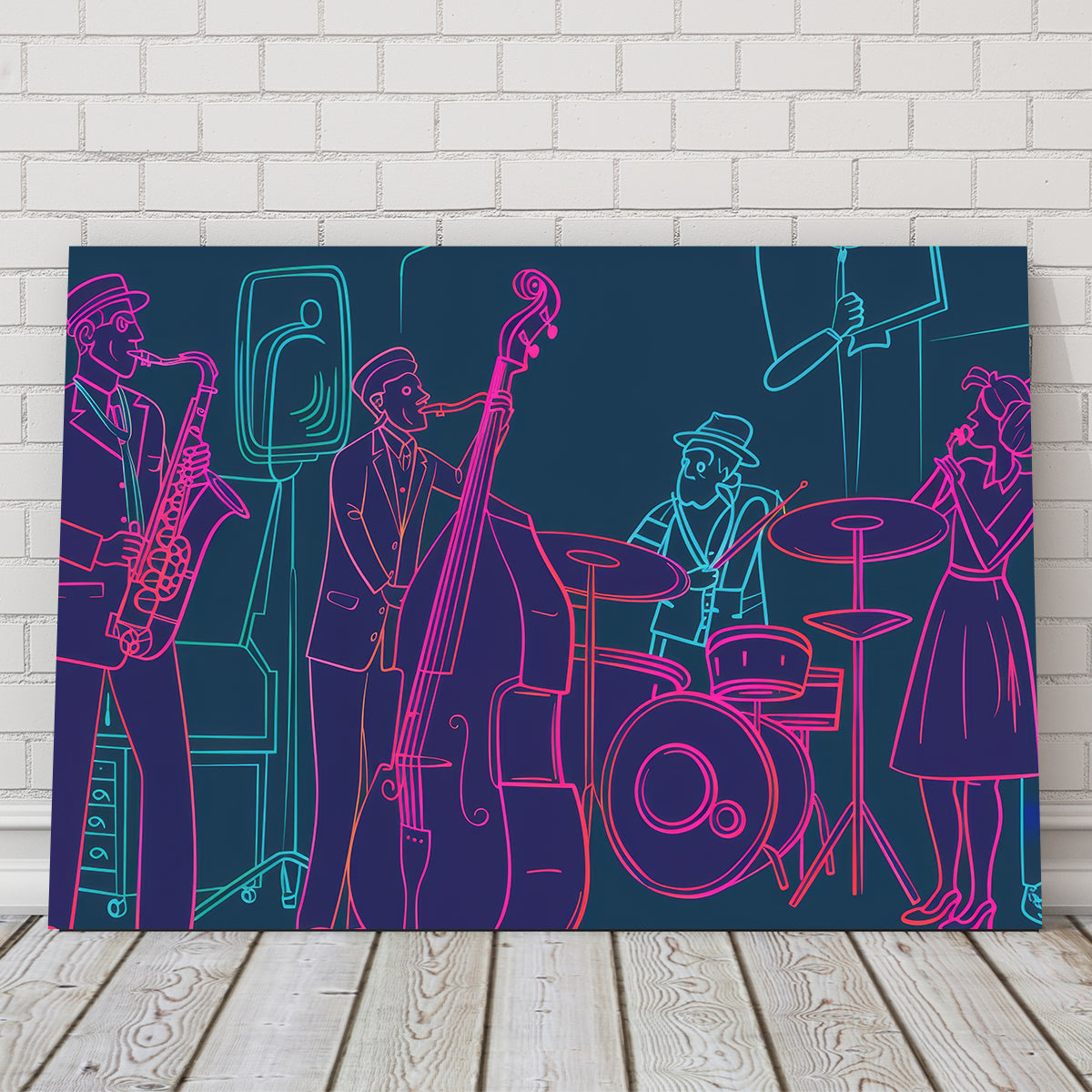 Jazz Band Vibe Wall Art