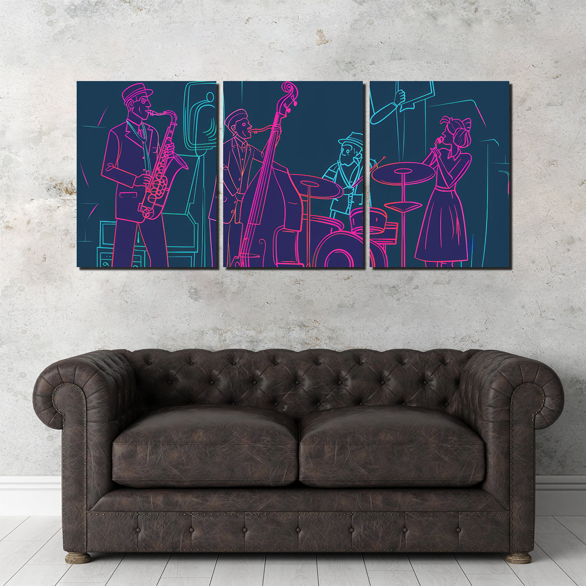 Jazz Band Vibe Wall Art