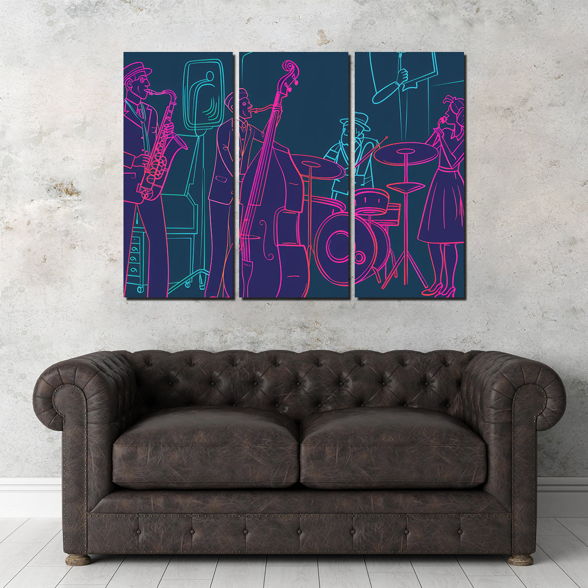 Jazz Band Vibe Wall Art