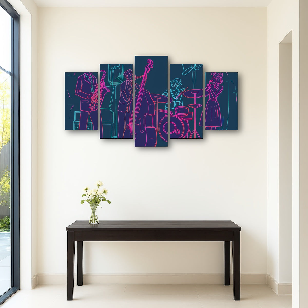 AUTO-MOCKUP ROOM | Jazz Band Vibe