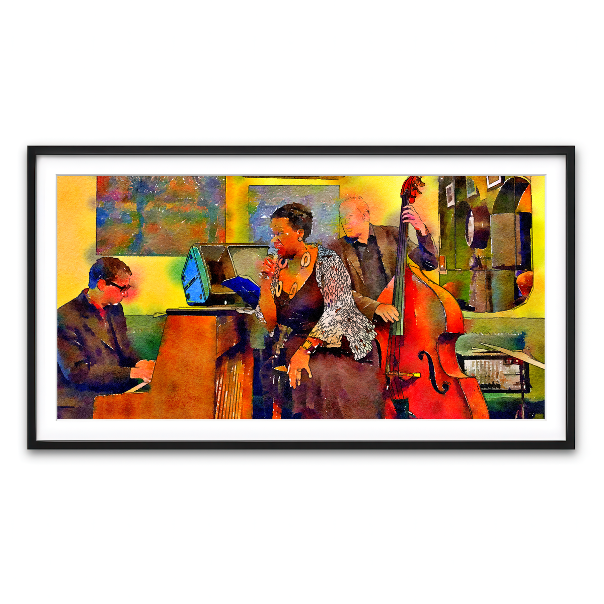 Framed Print 2x1 Black