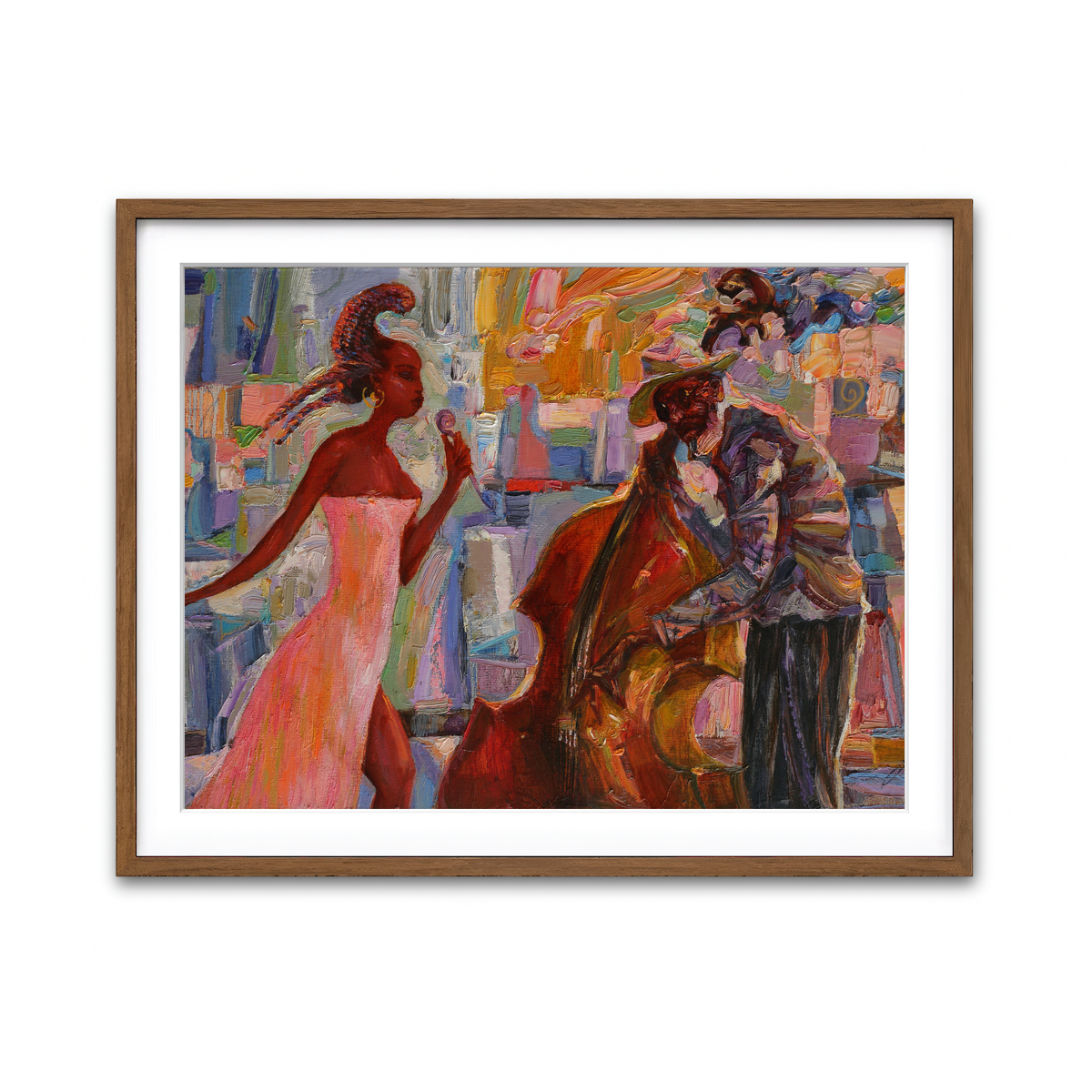 Framed Print 4x3 Walnut