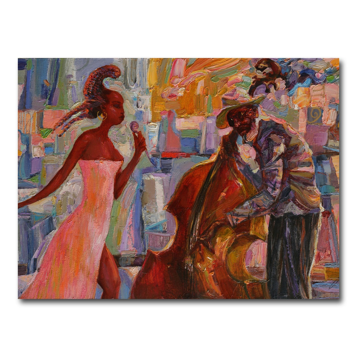 AUTO-MOCKUP WHITE | Jazz Music | 1 Piece | Gallery Wrap Canvas | group=4x3