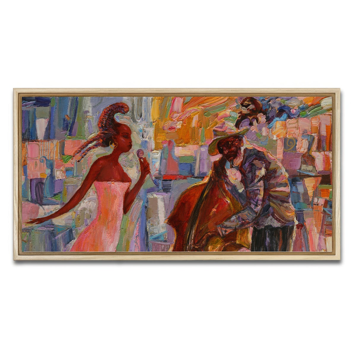 AUTO-MOCKUP WHITE | Jazz Music | 1 Piece | Natural Framed Canvas | group=2x1