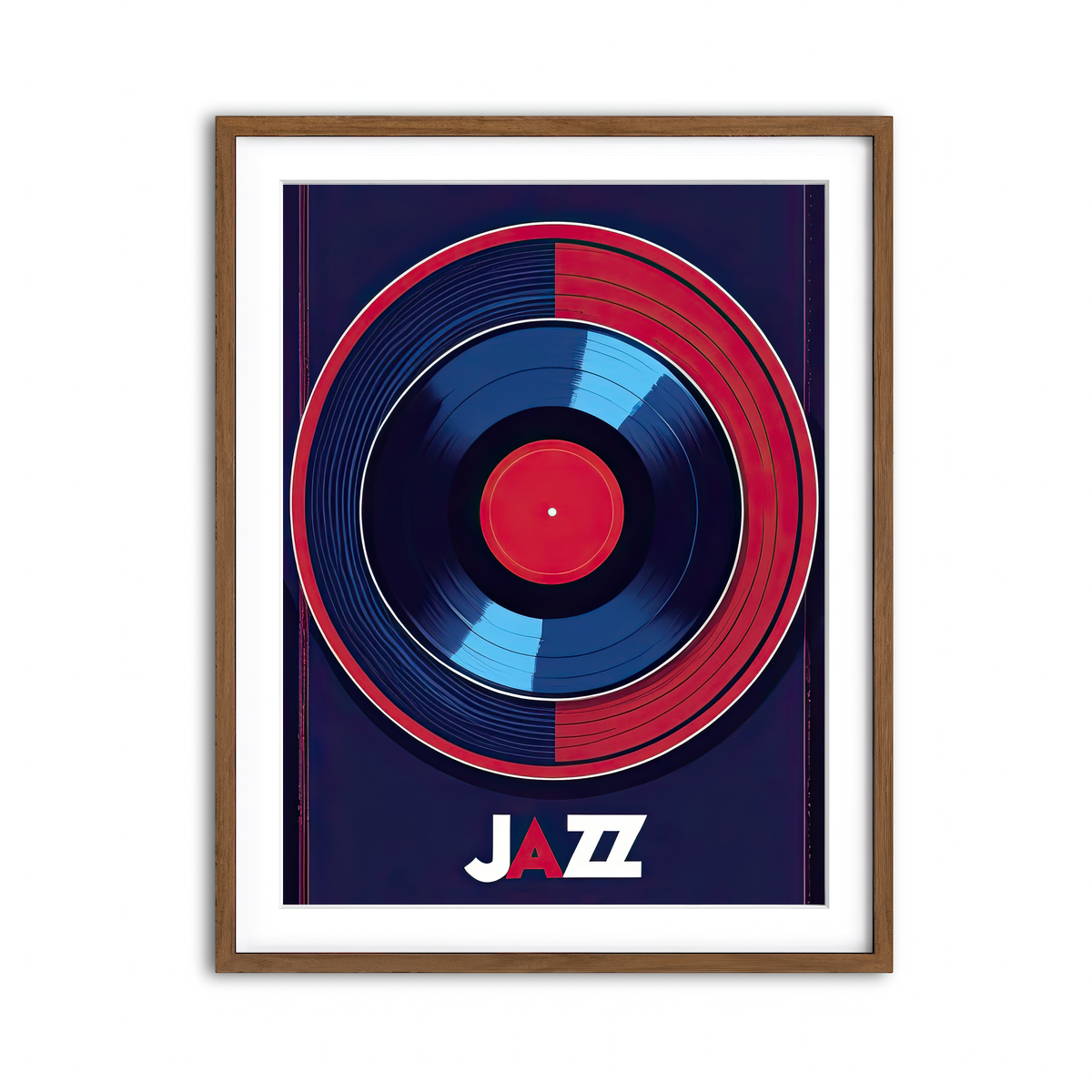 Framed Print 3x4 Walnut