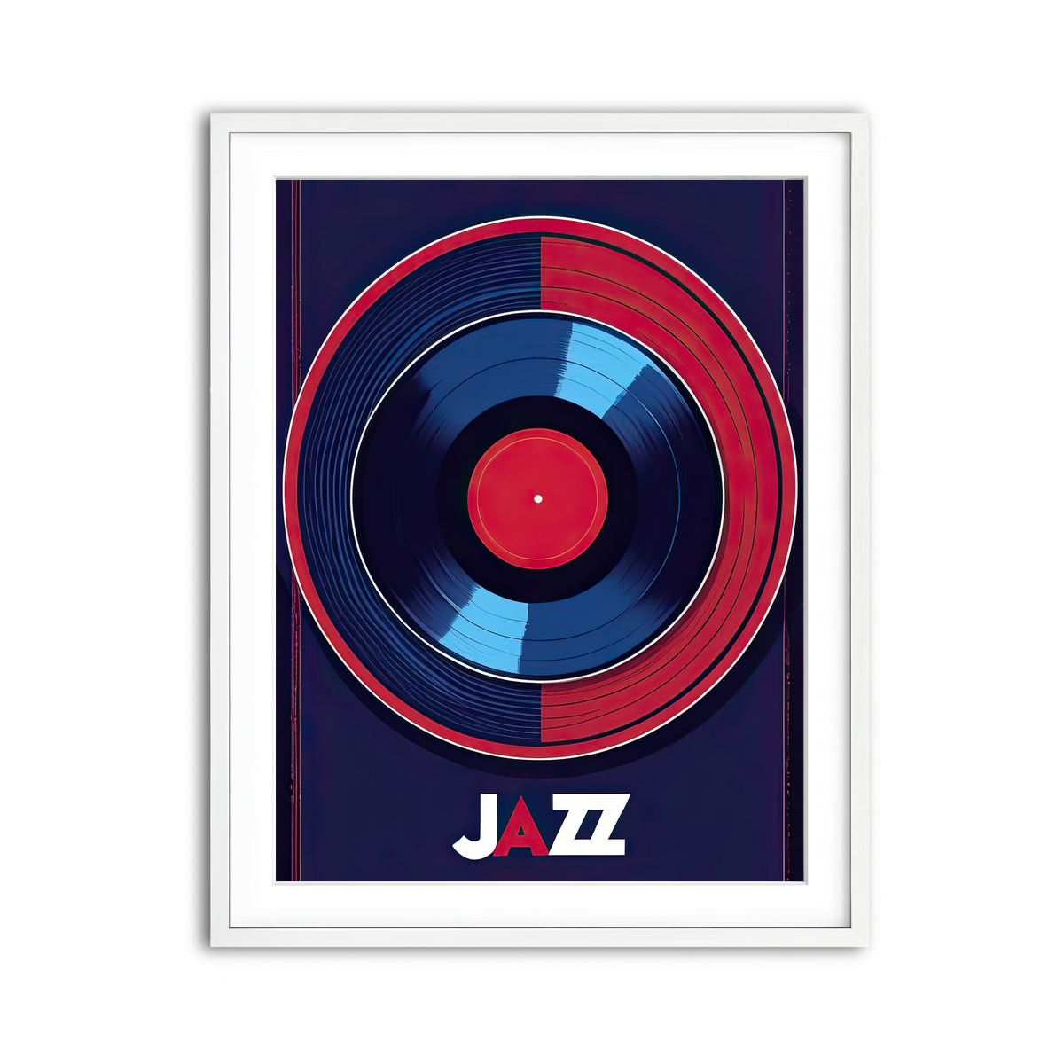 Framed Print 3x4 White