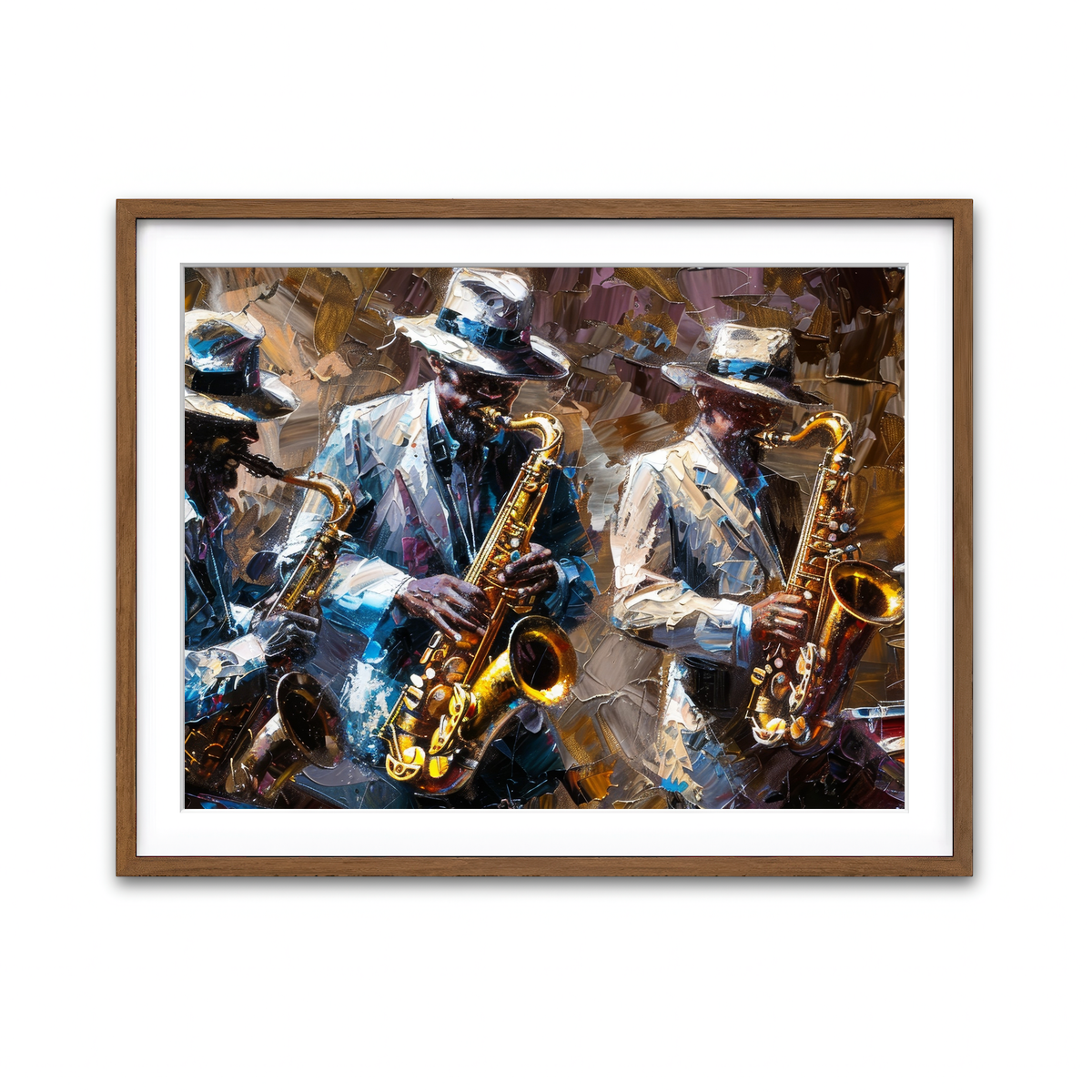 Framed Print 4x3 Walnut