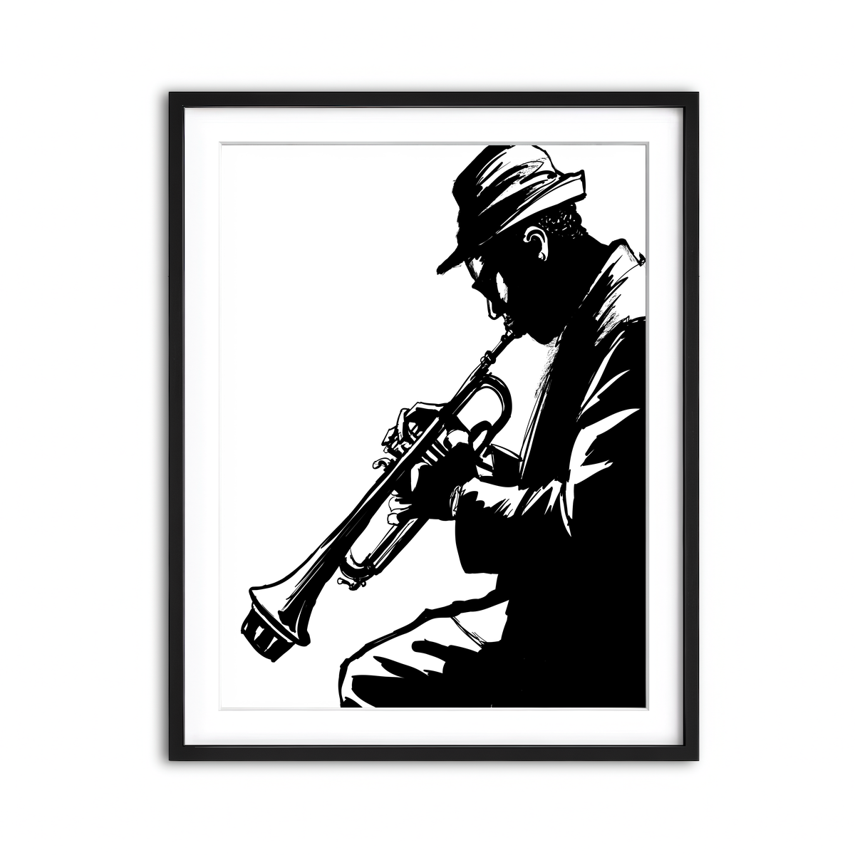 Framed Print 3x4 Black