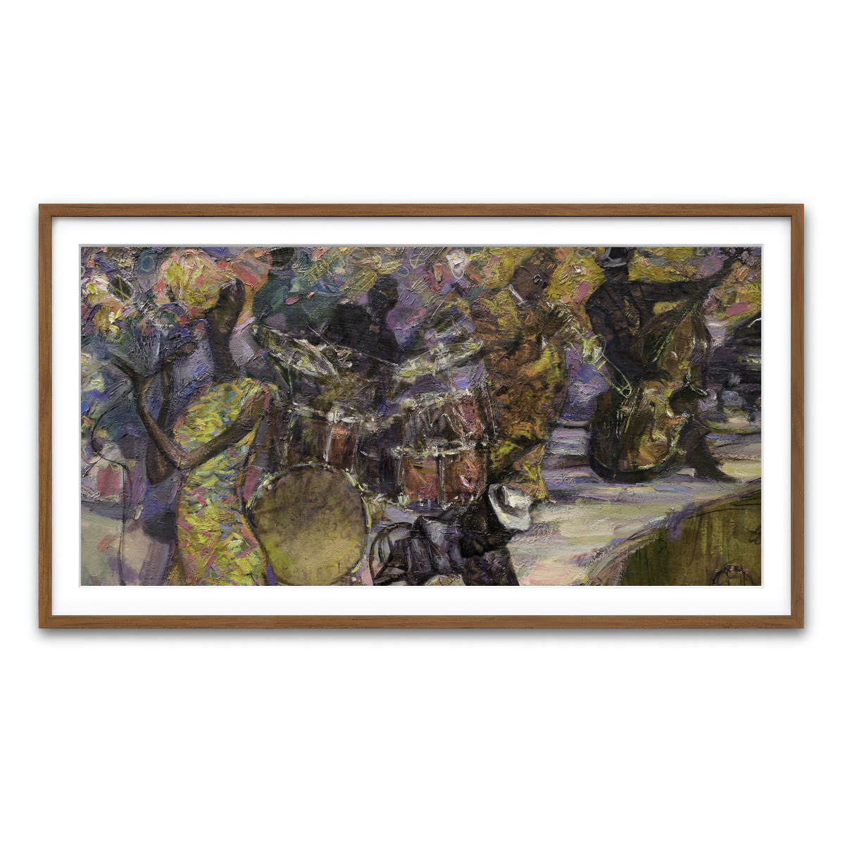 Framed Print 2x1 Walnut