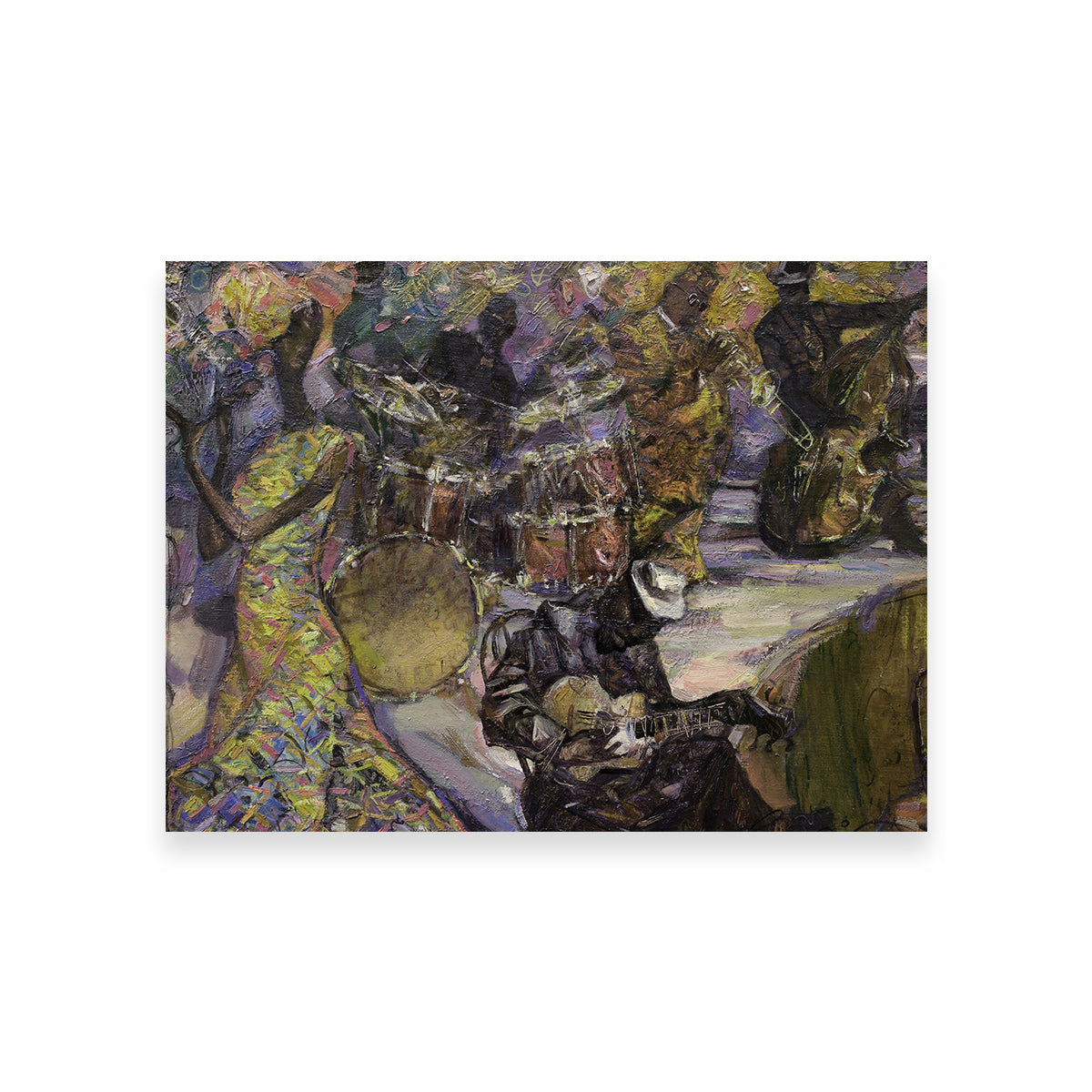Jazzin' into the Night Wall Art