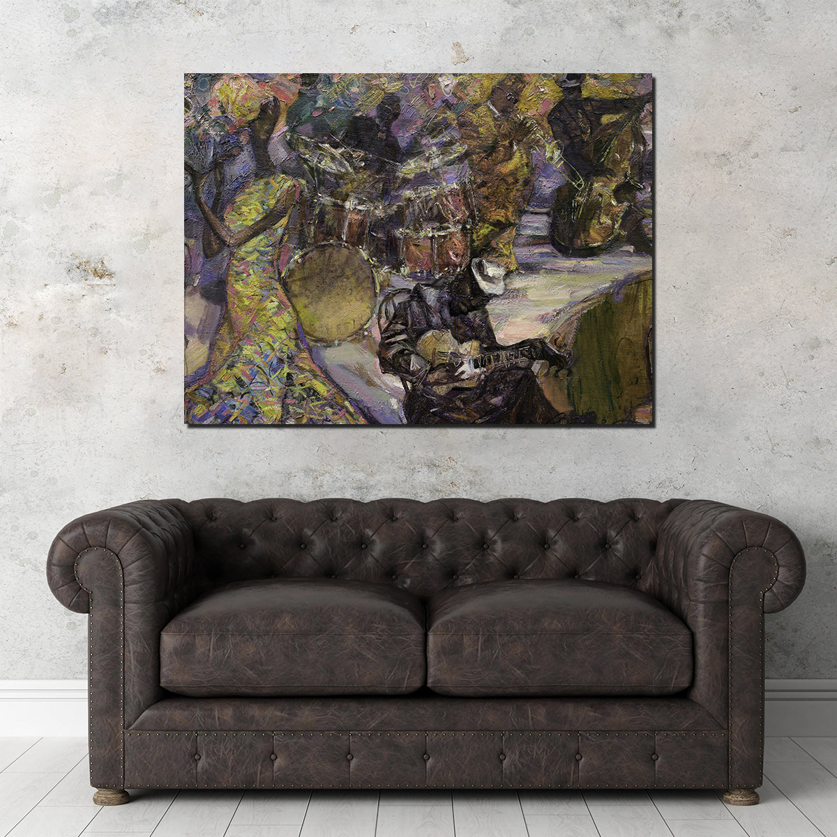 Jazzin' into the Night Wall Art