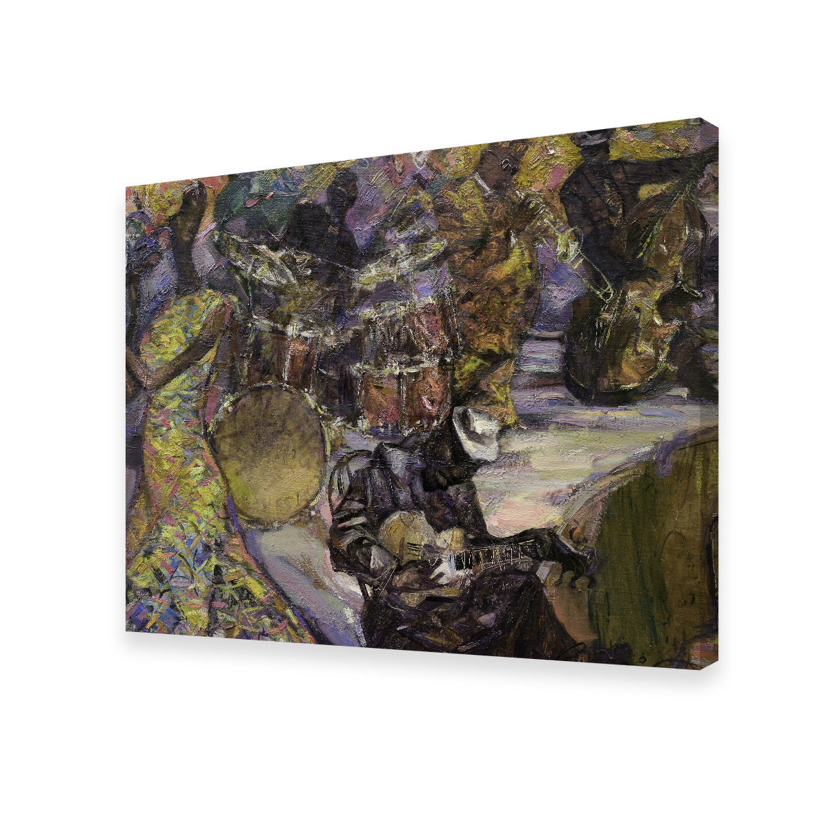 Jazzin' into the Night Wall Art