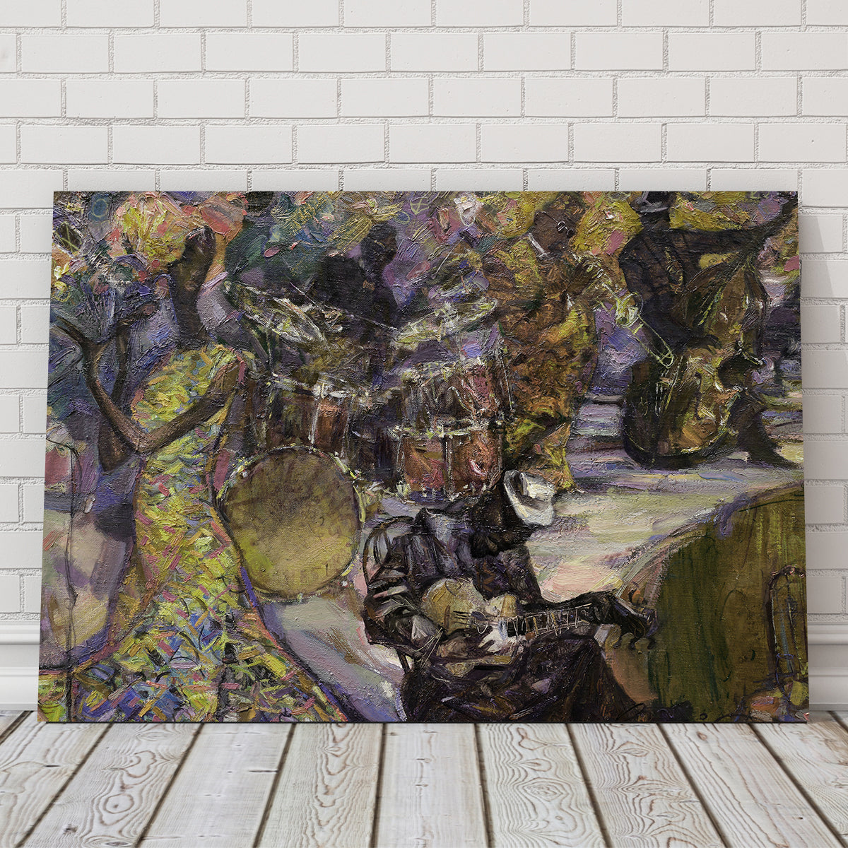 Jazzin' into the Night Wall Art