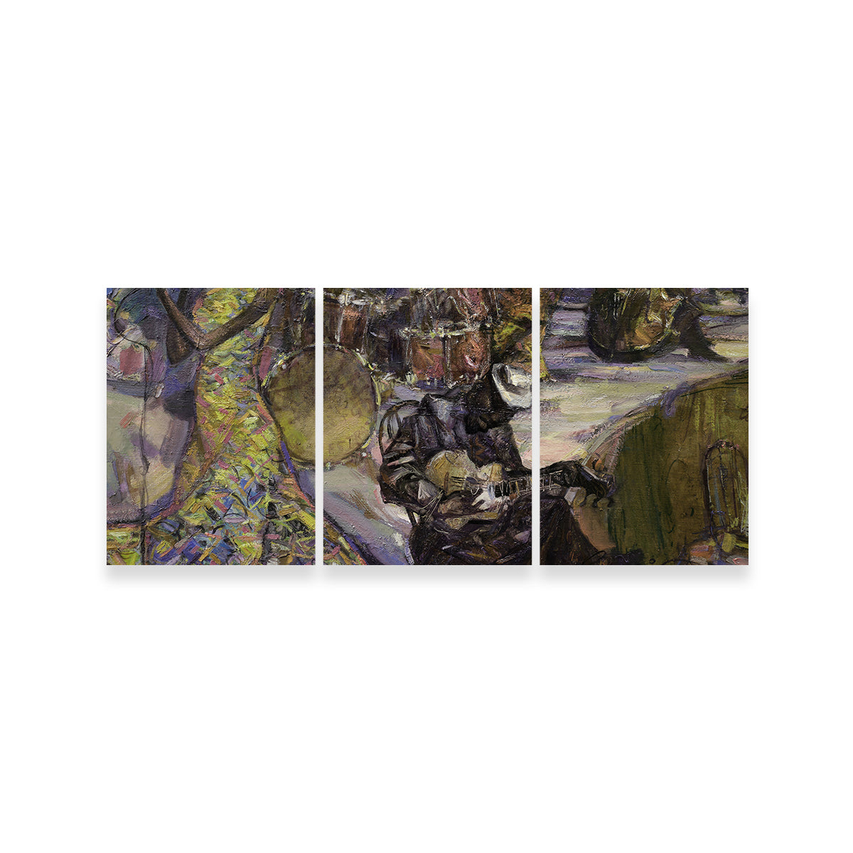 Jazzin' into the Night Wall Art