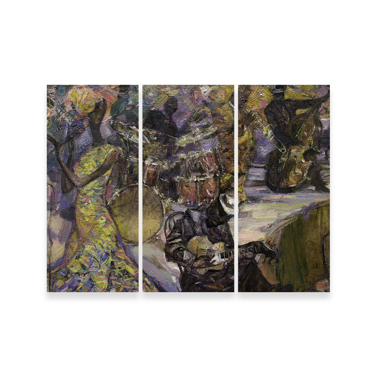 Jazzin' into the Night Wall Art