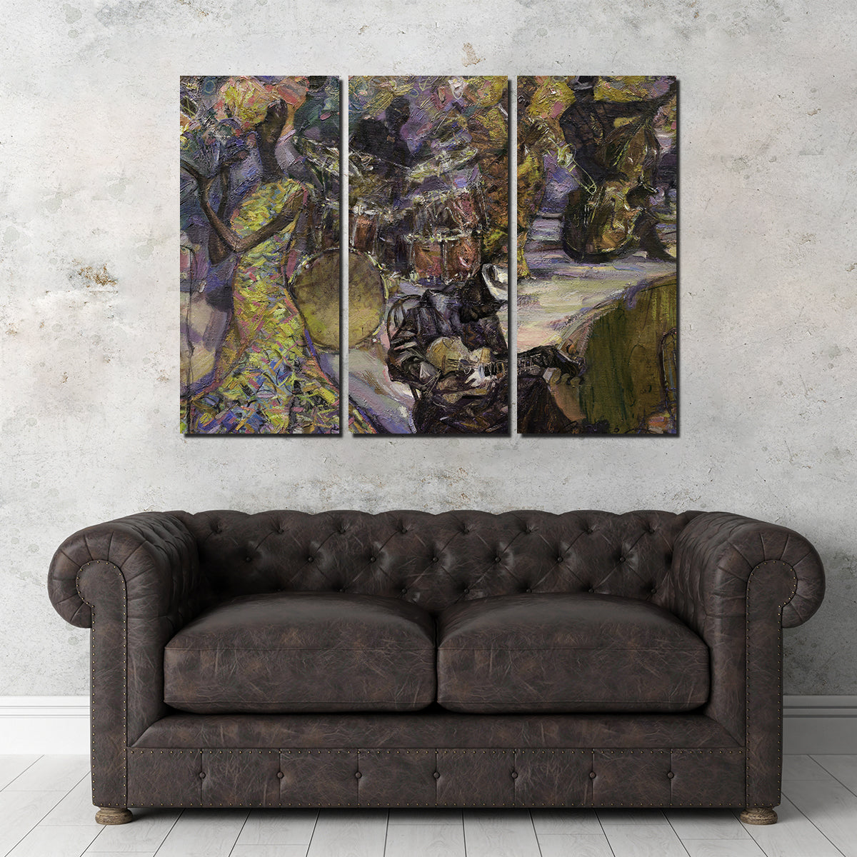 Jazzin' into the Night Wall Art