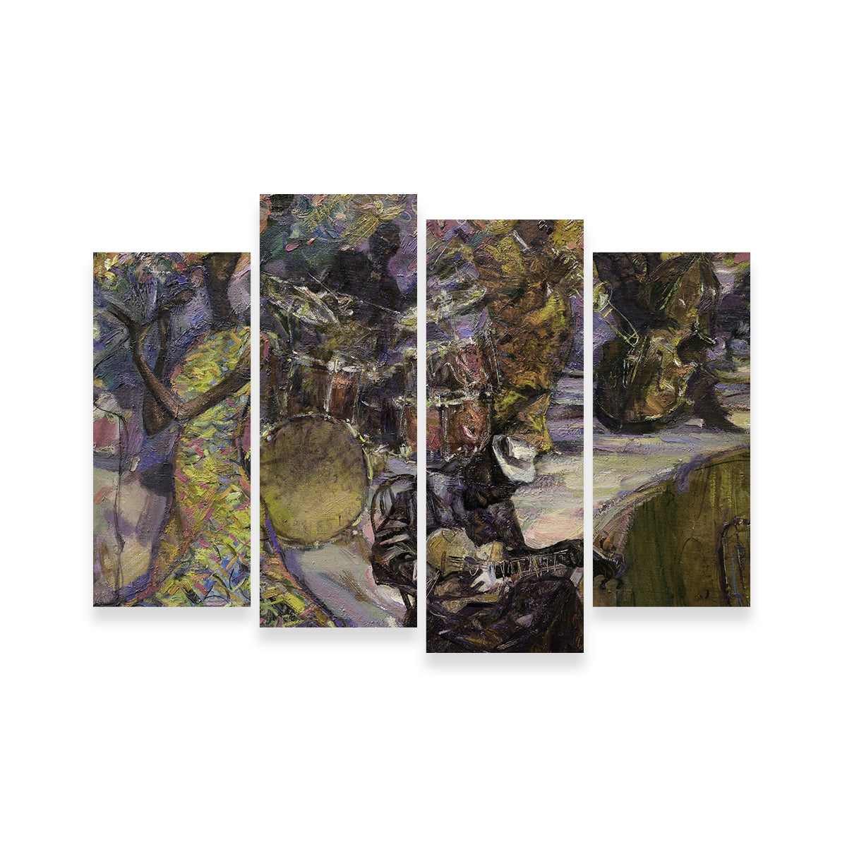 Jazzin' into the Night Wall Art