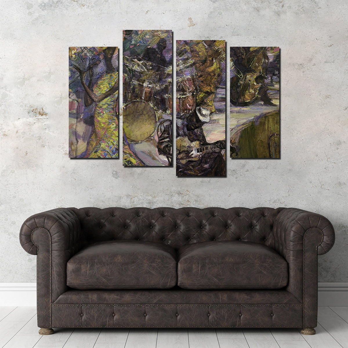 Jazzin' into the Night Wall Art