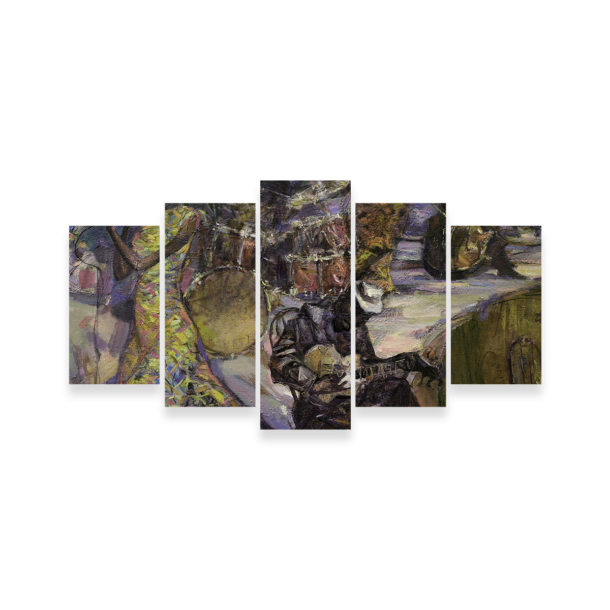 Jazzin' into the Night Wall Art