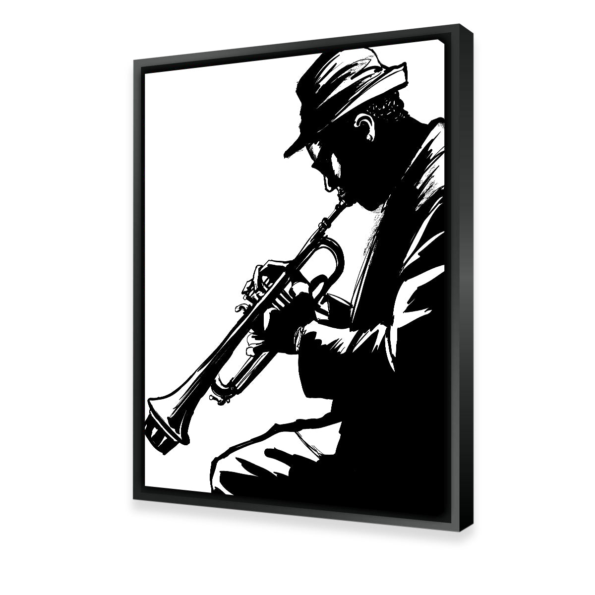 Jazz Trumpet Player Wall Art