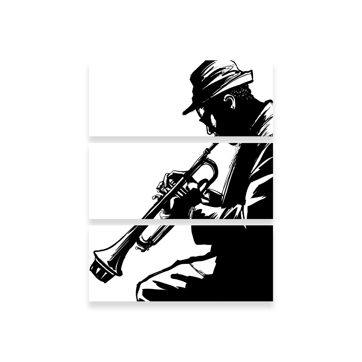 Jazz Trumpet Player Wall Art