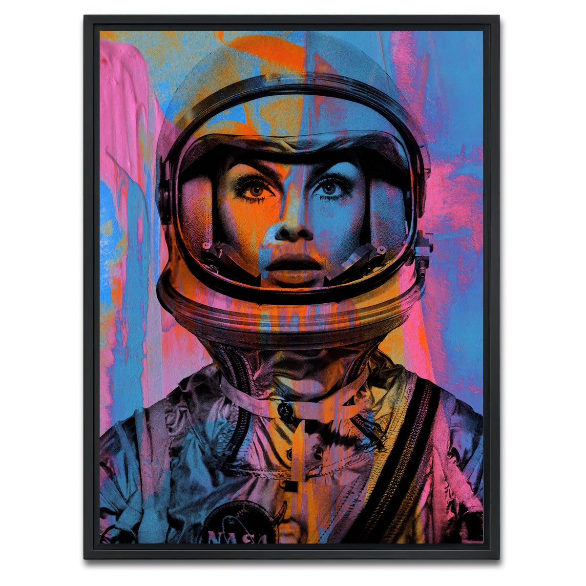 AUTO-MOCKUP WHITE | Jean Shrimpton | 1 Piece | Black Framed Canvas | group=3x4