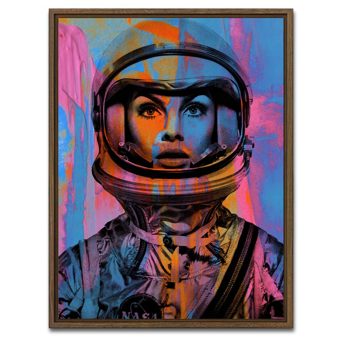 AUTO-MOCKUP WHITE | Jean Shrimpton | 1 Piece | Walnut Framed Canvas | group=3x4