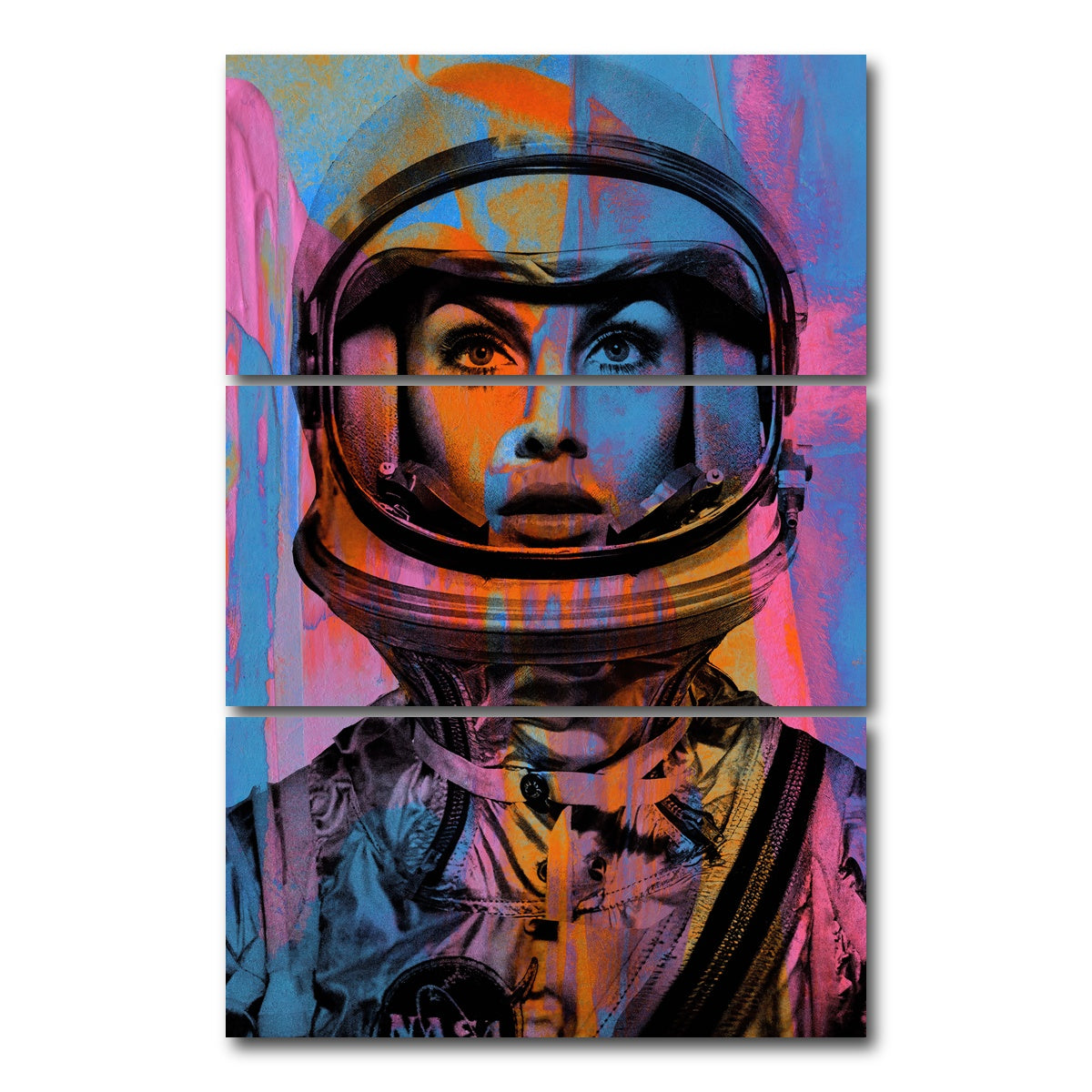 AUTO-MOCKUP WHITE | Jean Shrimpton | 3 Piece | Gallery Wrap Canvas | group=12x24_stacked