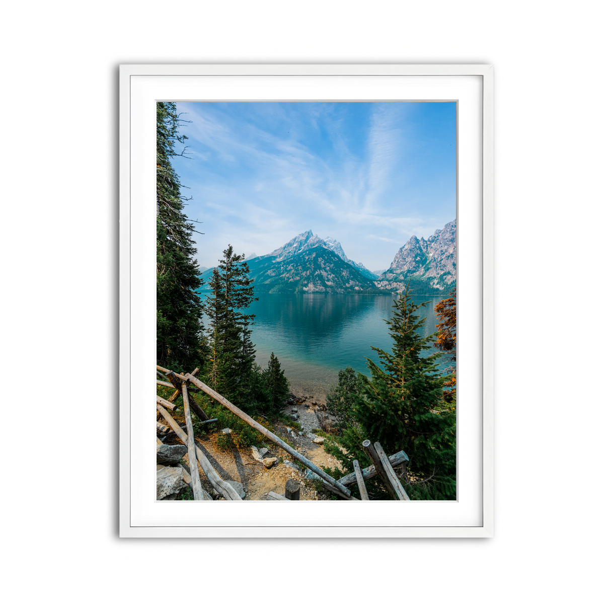 Framed Print 3x4 White