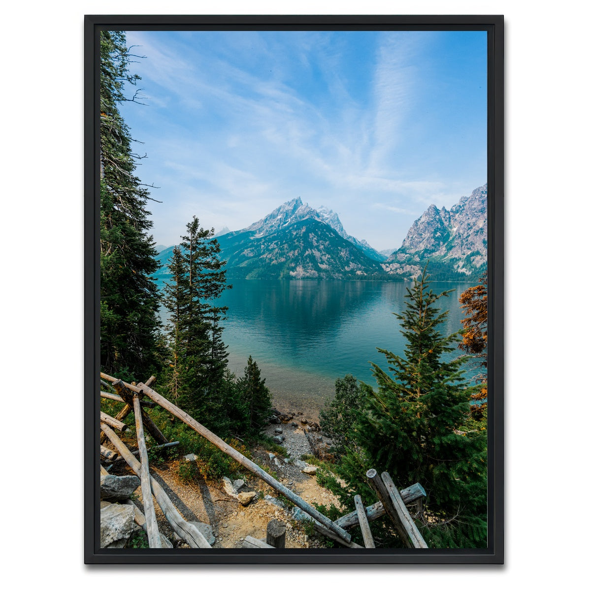 AUTO-MOCKUP WHITE | Jenny Lake | 1 Piece | Black Framed Canvas | group=3x4