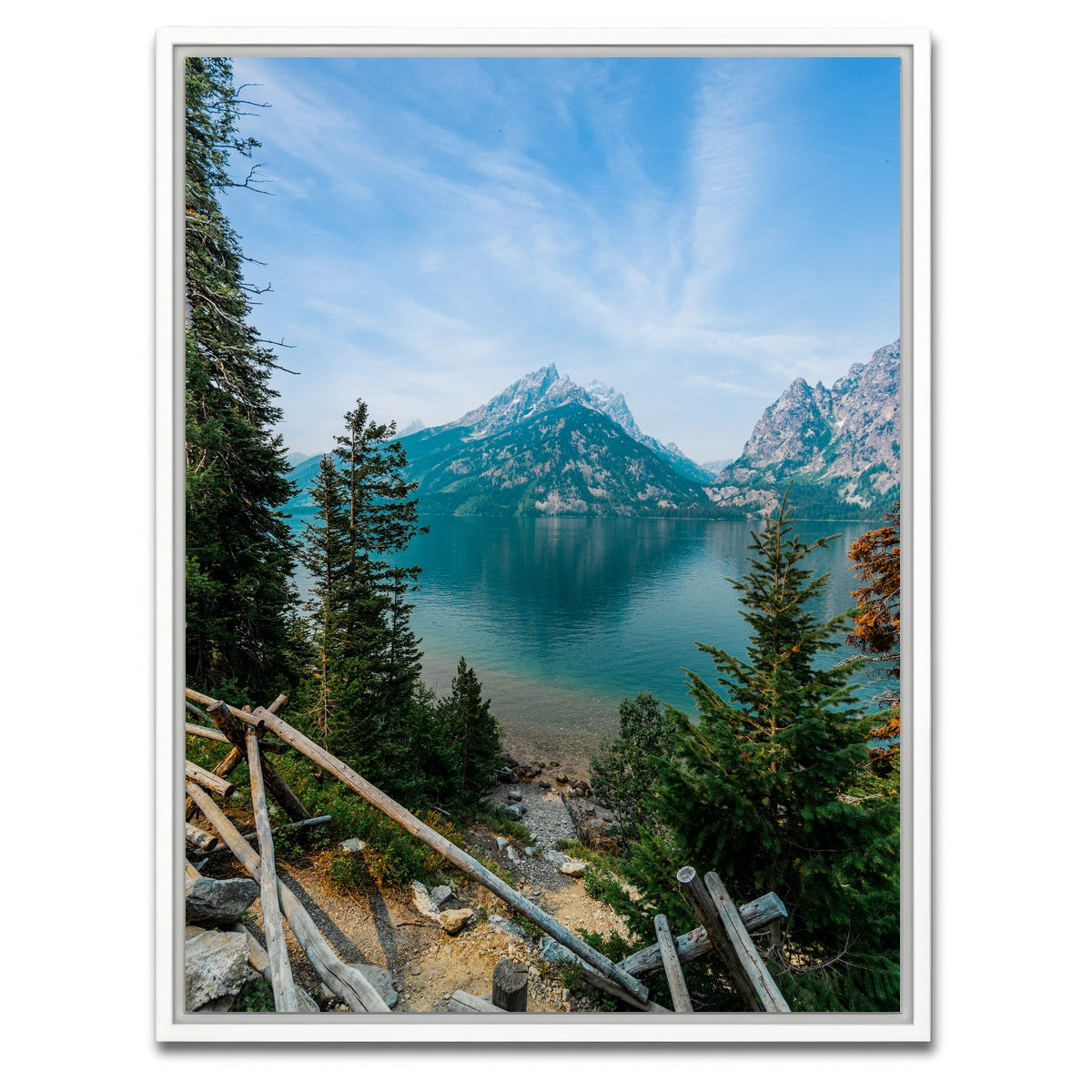AUTO-MOCKUP WHITE | Jenny Lake | 1 Piece | White Framed Canvas | group=3x4
