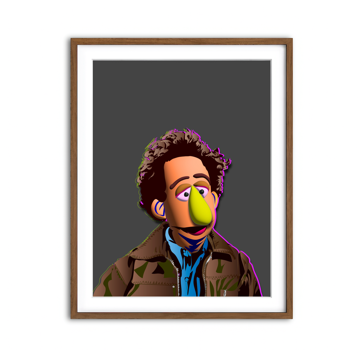 Framed Print 3x4 Walnut