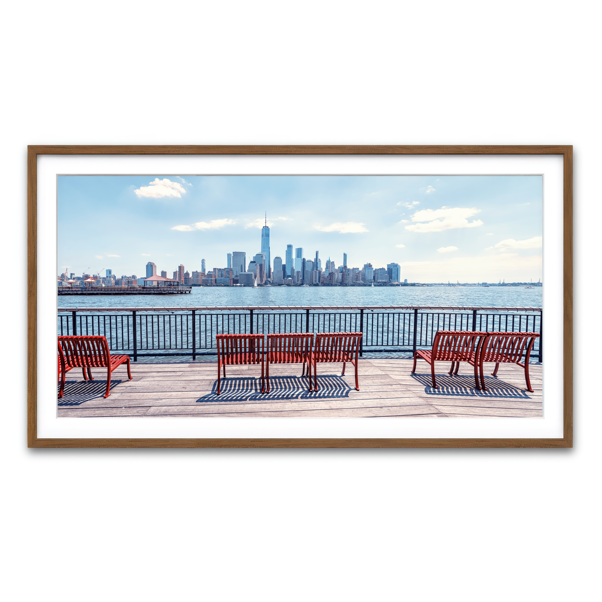 Framed Print 2x1 Walnut