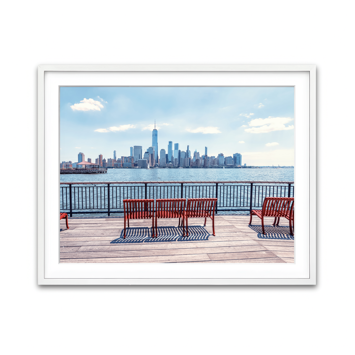 Framed Print 4x3 White